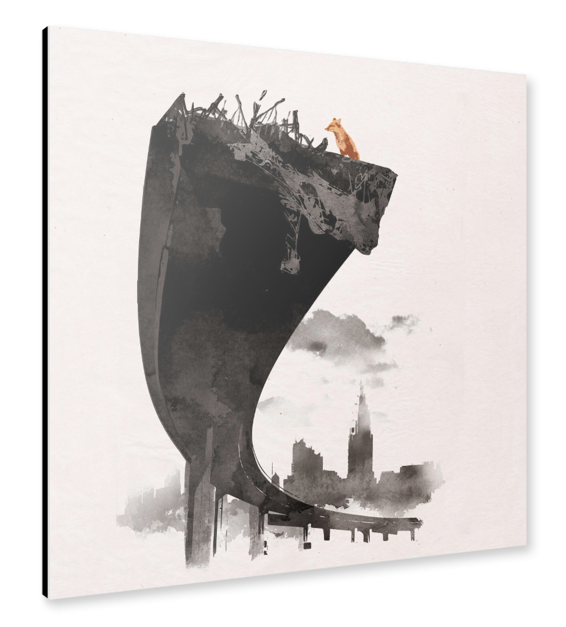 Alu-Dibond "Last of us" 30x30 cm artboxONE
