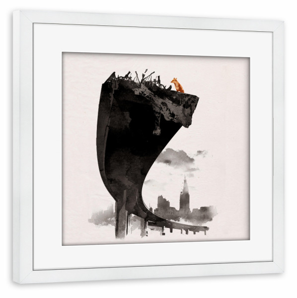 Poster mit Rahmen weiß "Last of us" artboxONE - Film,Tiere - Fuchs