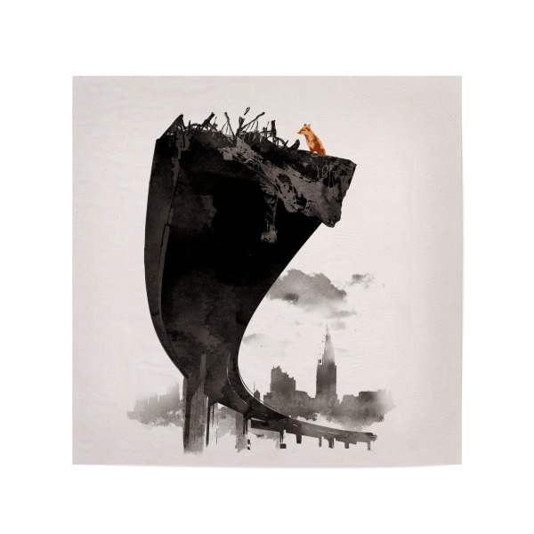 Poster 20x20 cm "Last of us" artboxONE - Film,Tiere - Fuchs