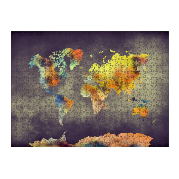 Puzzle Ravensburger "World map 28 after war" artboxONE - Reise,Kartografie