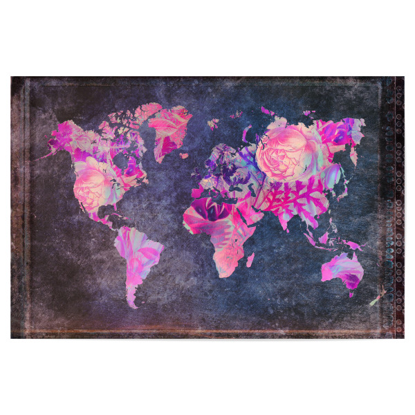 Poster "World map 18 vintage" artboxONE - Reise,Kartografie
