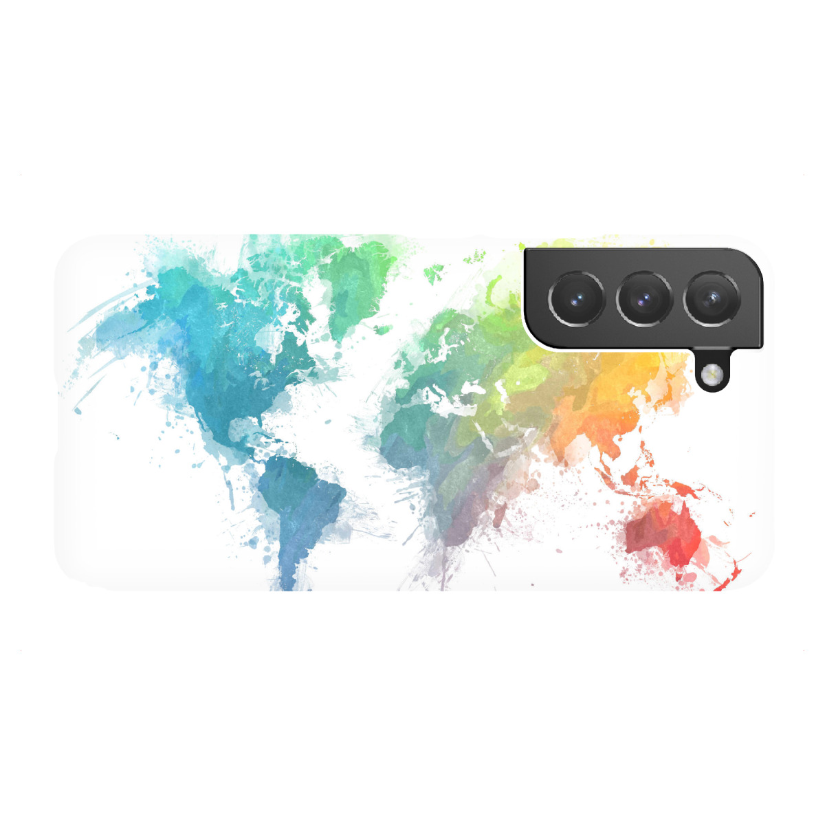 Samsung Galaxy "World map 14 splash color" Premium-Case Handyhülle artboxONE