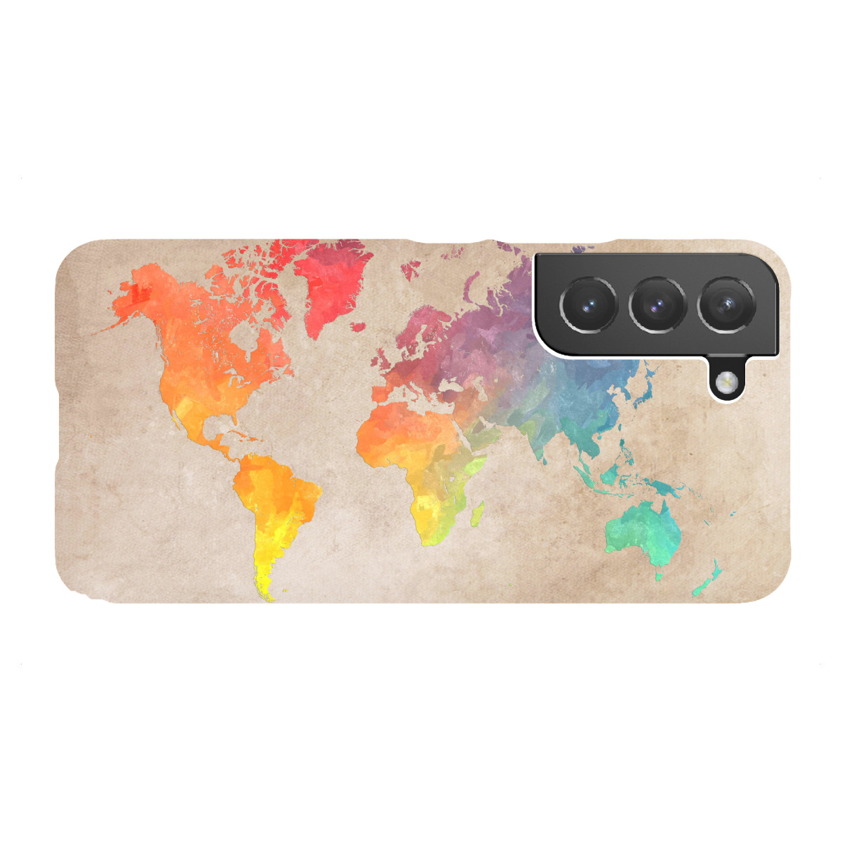 "World map 1 colored"für Samsung Galaxy - Premium-Case Handyhülle artboxONE