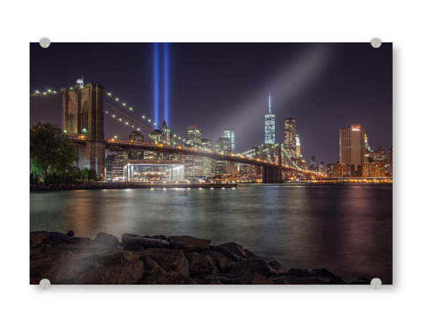 Acrylglasbild "Never Forget 9/11" artboxONE - Städte,Städte / New York,Reise,Architektur,Reise / Länder