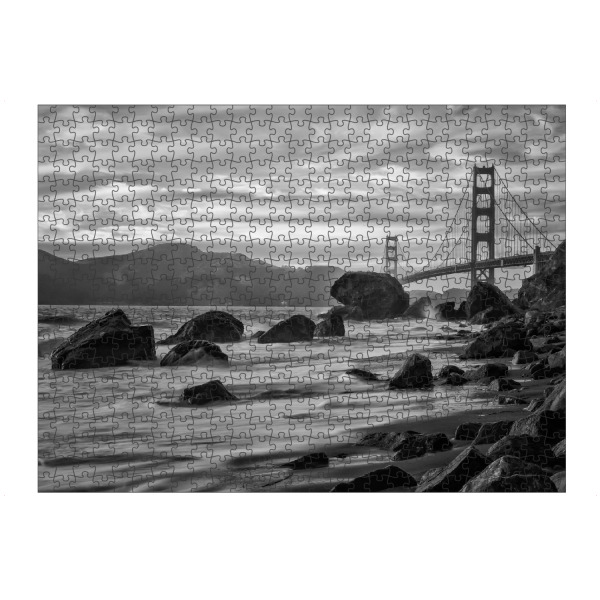 artboxONE Puzzle "San Francisco 2" artboxONE - Städte,Natur,Reise,Schwarzweiß,Architektur,Reise / Strand und Meer,Reise / Länder