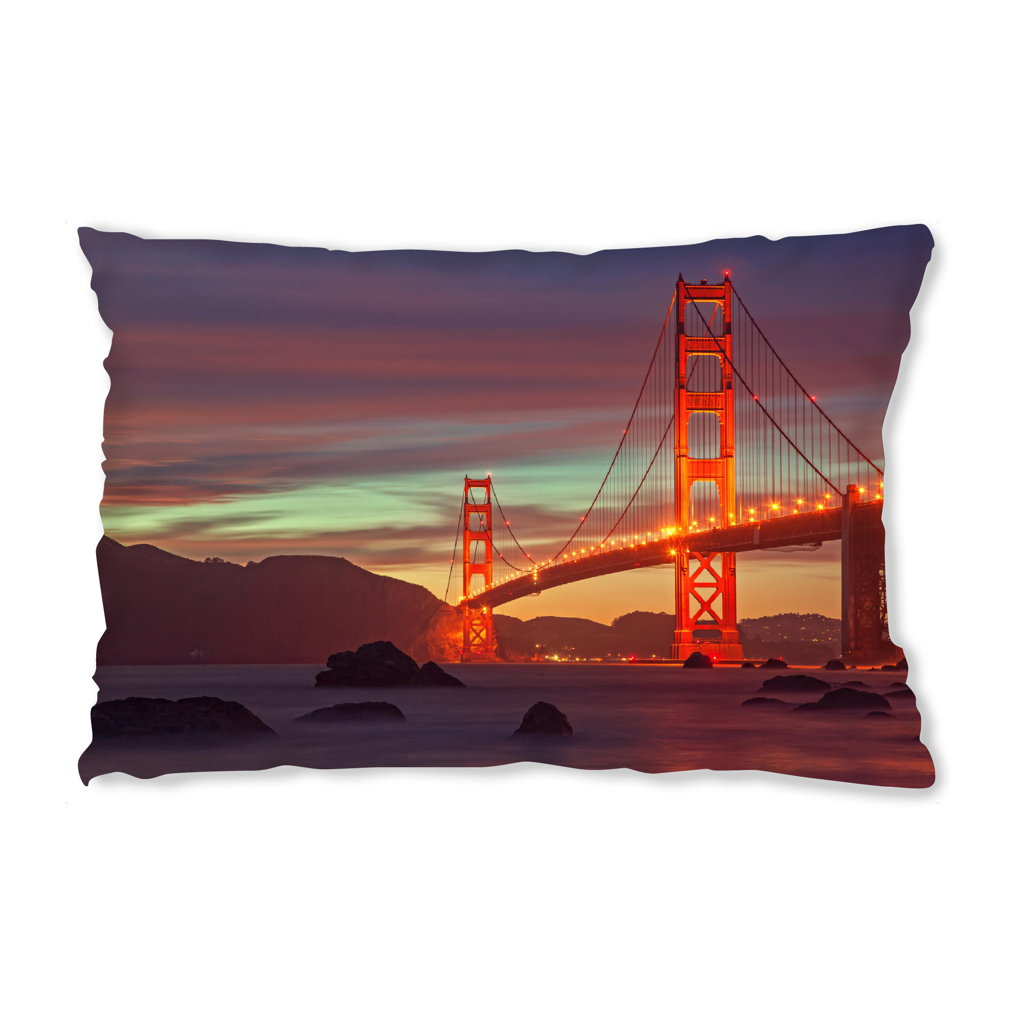 Design-Kissen "San Francisco - Golden Gate Bridge" artboxONE - Städte,Reise,Architektur,Reise / Länder,Städte / San Francisco