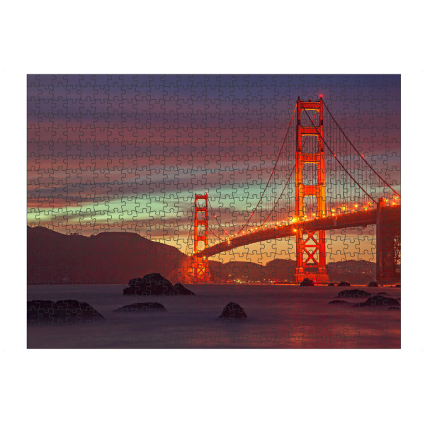 Puzzle Ravensburger "San Francisco - Golden Gate Bridge" artboxONE - Städte,Reise,Architektur,Reise / Länder,Städte / San Francisco