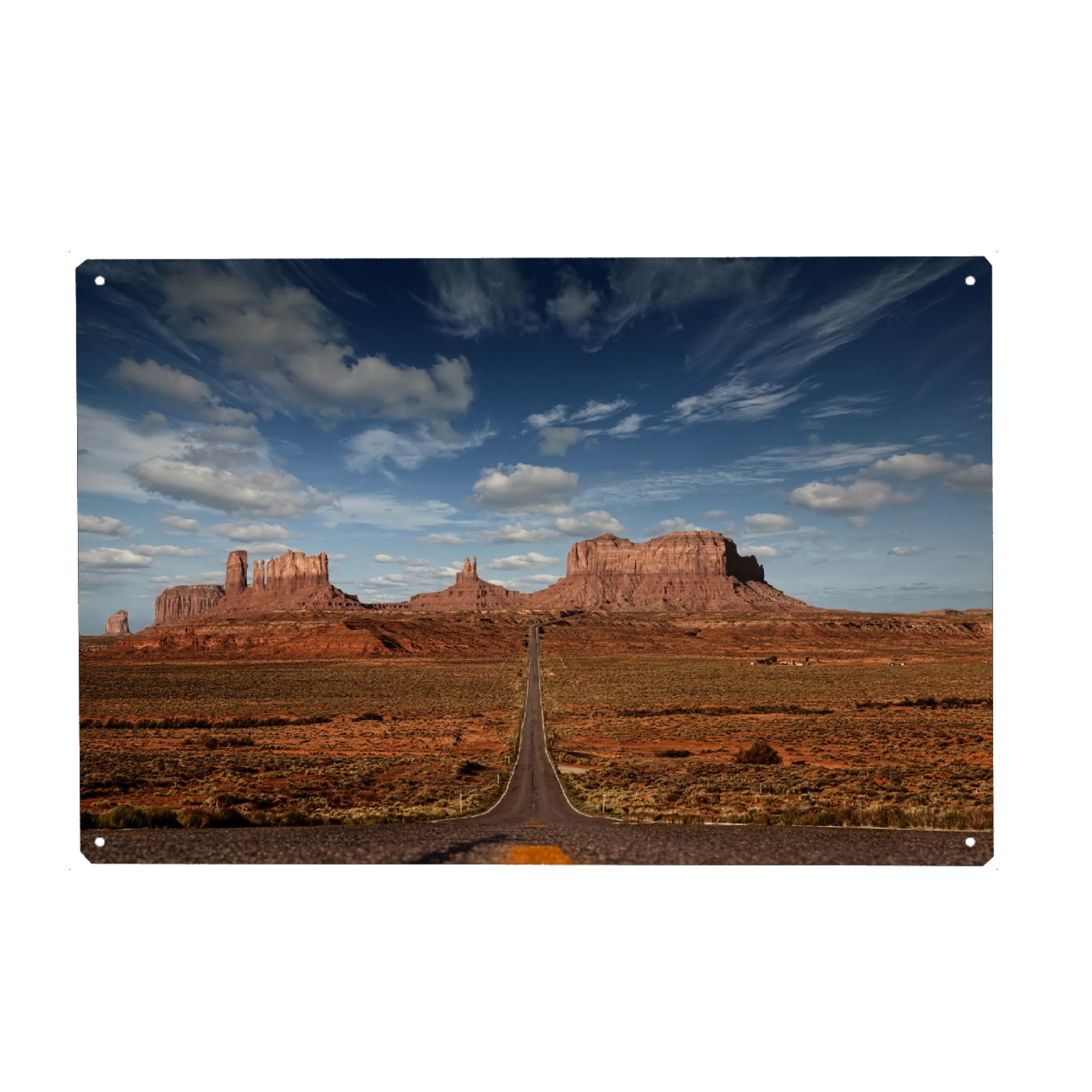 Metall Poster "Monument Valley" artboxONE - Natur,Reise,Stillleben,Reise / Länder