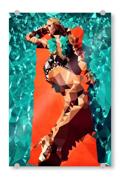 Acrylglasbild "Saint Tropez" artboxONE - Menschen - Frau,Swimming pool,Baden,Badeanzug,Sexy,Pool,Poolparty,Wasser,Beine,Lange beine