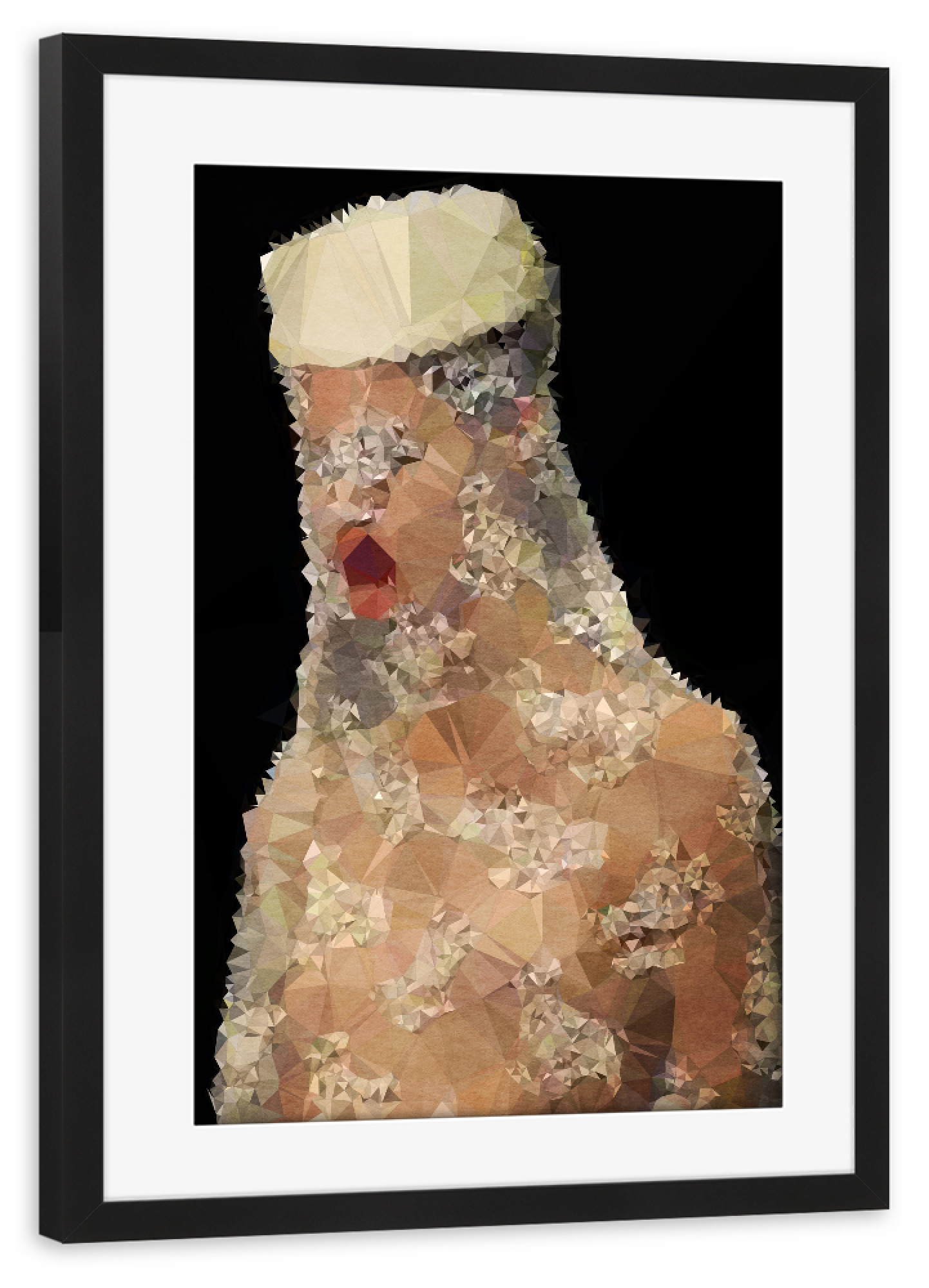Poster mit Rahmen schwarz "Sad Bride" artboxONE - Menschen - Braut,Trauer,Traurig,Spitze,Frau