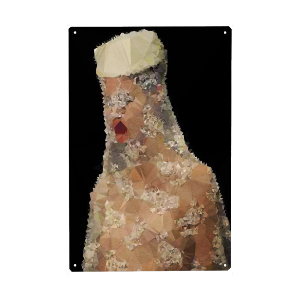 Holzbild "Sad Bride" artboxONE - Menschen - Braut,Trauer,Traurig,Spitze,Frau