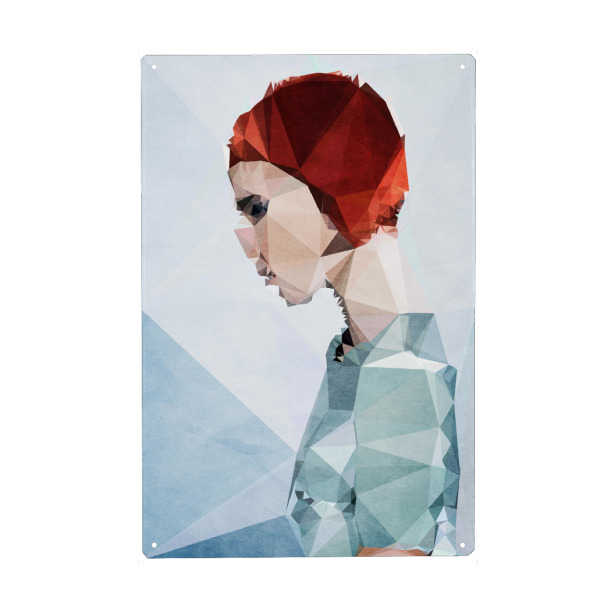 Holzbild "Rotkäppchens Traum" artboxONE - Menschen - Frau,Mädchen,Bob