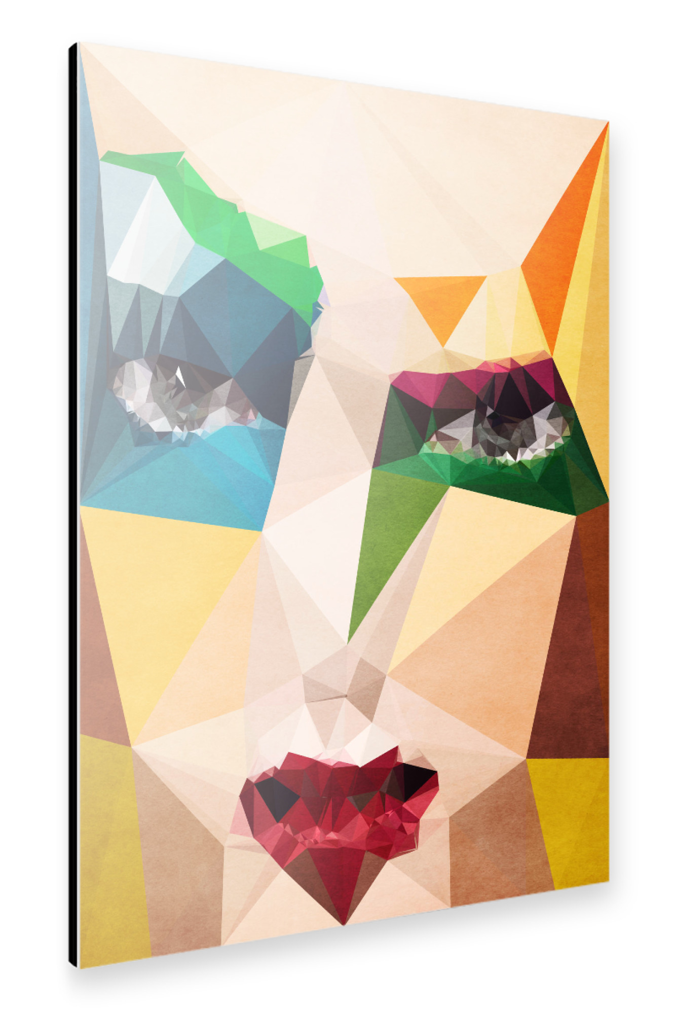 Alu-Dibond "Mondrian Studie No 4" 30x20 cm artboxONE
