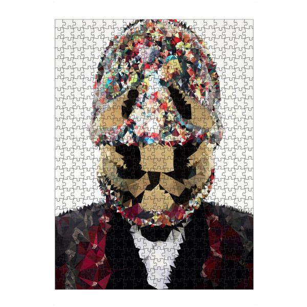 artboxONE Puzzle "Flower Helmet" artboxONE - Abstrakt,Menschen - Maske,Helm,Mann,Blumen - Bild Maske