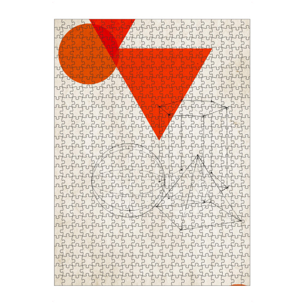 artboxONE Puzzle "Dimensionssalat" artboxONE - Geometrie - Dreieck,Kreis,Abstrakt - Bild Dreieck
