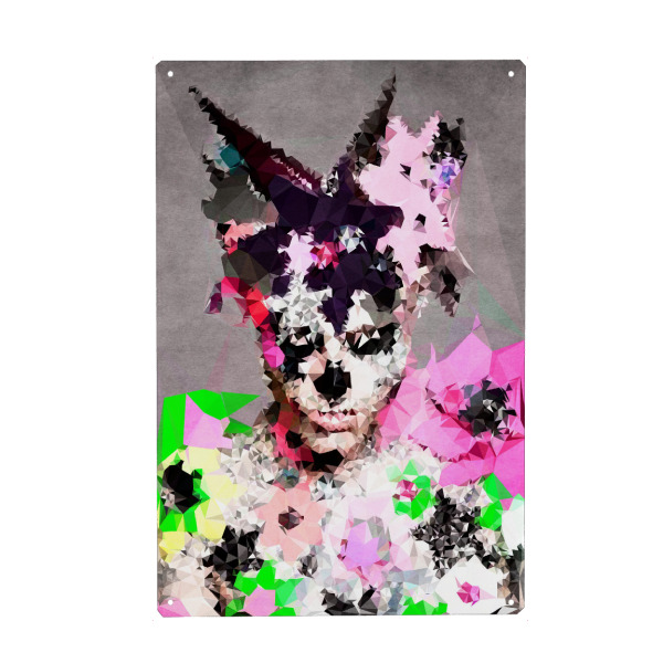 Holzbild "Carneval" artboxONE - Abstrakt,Menschen - Karneval,Kostüm,Kostümiert,Paradiesvogel