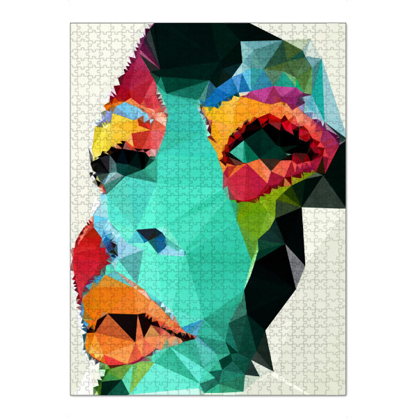 Puzzle Ravensburger "Tropical Agony" artboxONE - Abstrakt,Menschen - Frau,Frauengesicht,Lippen,Lippen,Mund - Bild Frau