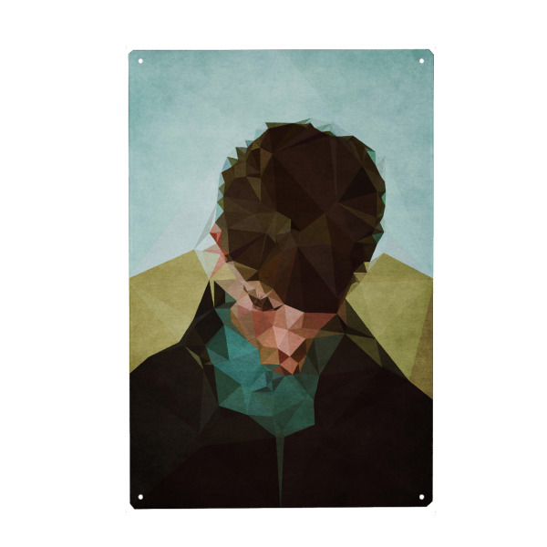 Holzbild "Sad Boy" artboxONE - Abstrakt,Menschen - Junge,Mann,Boy,Traurig,Trauer