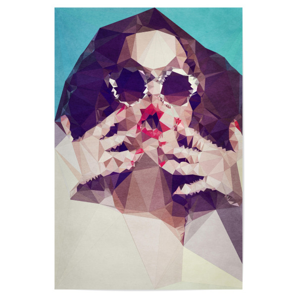 Poster 30x20 cm "Ooooooops!" artboxONE - Abstrakt,Menschen - Frau,Sonnenbrille,Sunglasses,Ruf,Ausruf,Hände