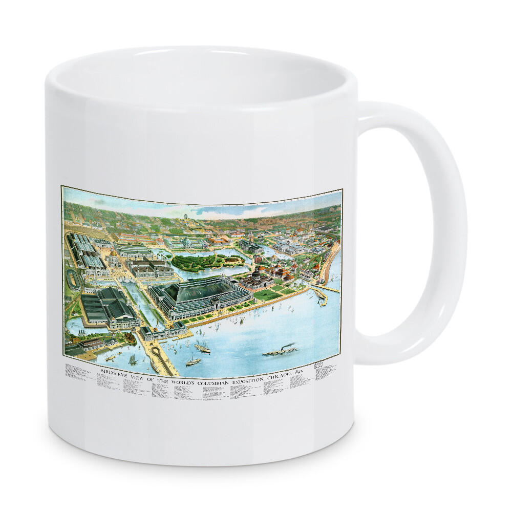 Tasse "Karte von Chicago-Illinois" artboxONE - Kartografie
