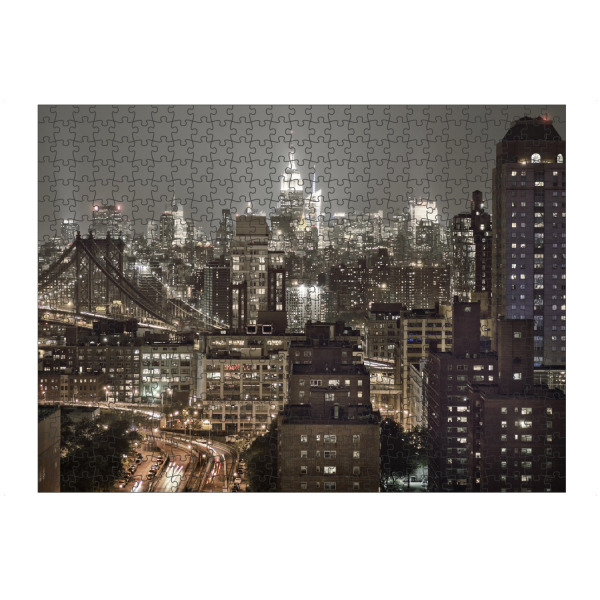 artboxONE Puzzle "Nightlights II" artboxONE - Städte,Städte / New York,Reise,Architektur - Ny,Nyc,Manhattan,New york,Usa,Nacht,Night - Bild NY