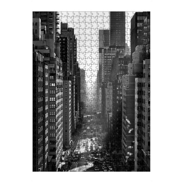 Puzzle Ravensburger "Downtown" artboxONE - Städte,Städte / New York,Reise,Schwarzweiß,Architektur,Streetart - Ny,Nyc,Manhattan,New york,Usa