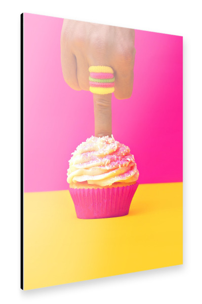 Alu-Dibond "Fingercake" 30x20 cm artboxONE