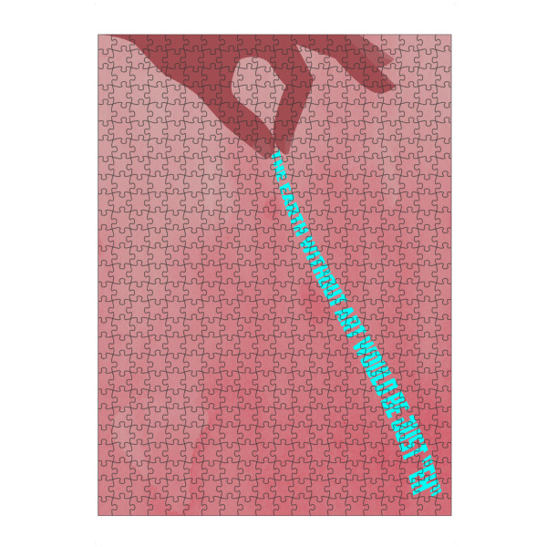 Puzzle Ravensburger "Art is Beautiful" artboxONE - Abstrakt,Geometrie - Hand,Art,Kunst,Türkis,Texture,Pattern - Bild hand