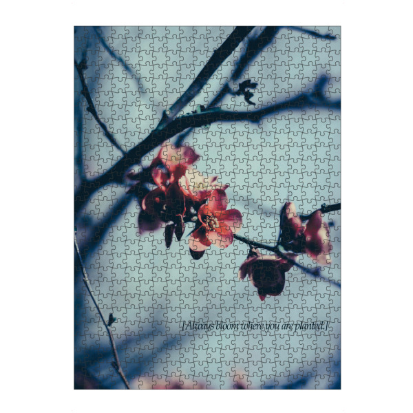 Puzzle Ravensburger "Alwasys Bloom" artboxONE - Floral,Abstrakt,Geometrie