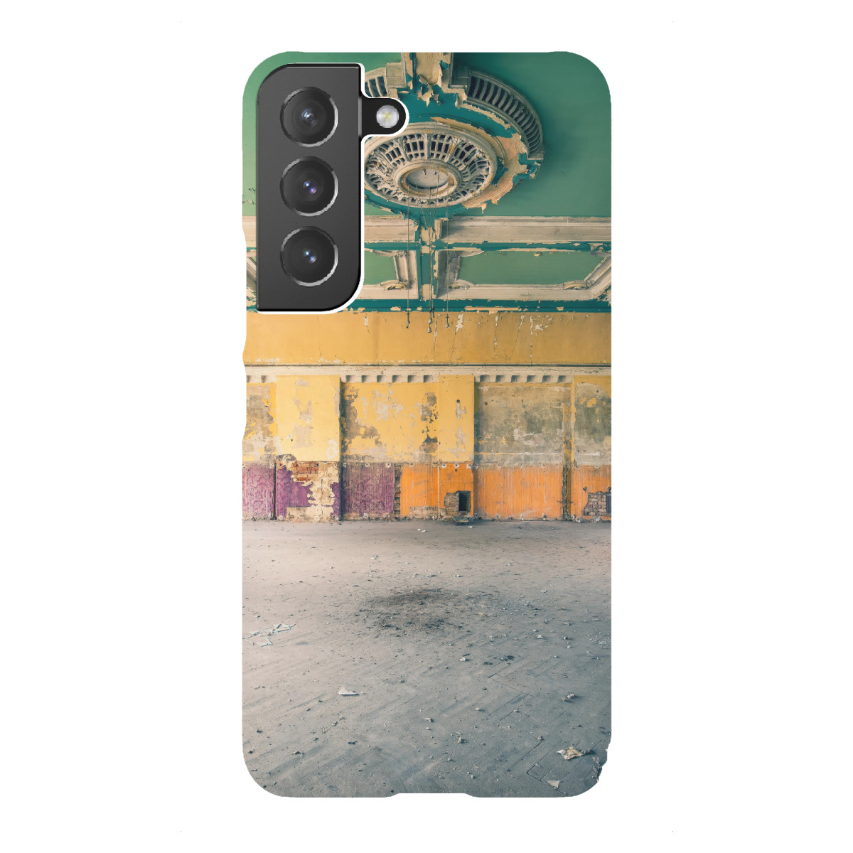 Samsung Galaxy "Grün trifft auf Gelb" Premium-Case Handyhülle artboxONE