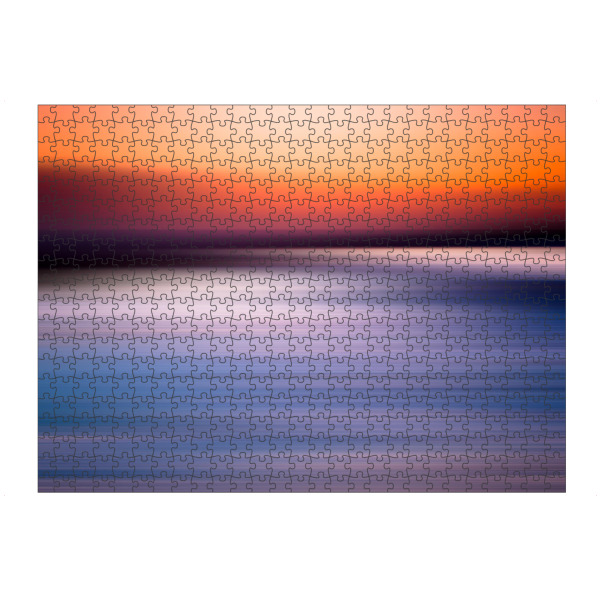 artboxONE Puzzle "Bewegtes Farbschauspiel" artboxONE - Abstrakt - Landschaft,See,Meer - Bild landschaft