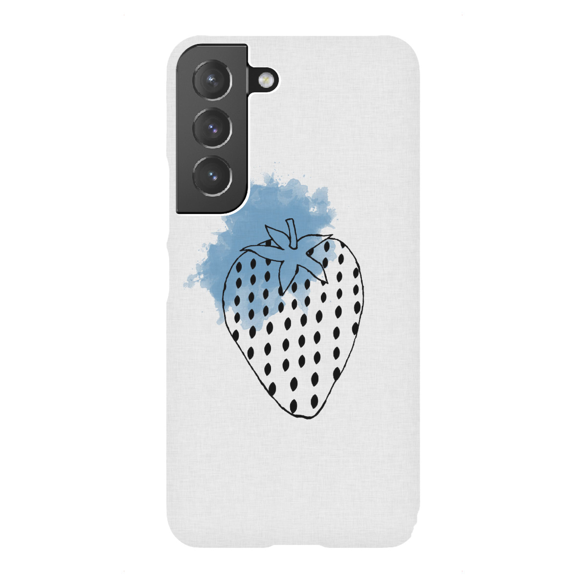 Samsung Galaxy "Strawberry & Pattern" Premium-Case Handyhülle artboxONE