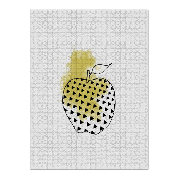Puzzle Ravensburger "Apple & Pattern" artboxONE - Essen & Trinken,Abstrakt,Geometrie,Essen & Trinken / Obst & Gemüse