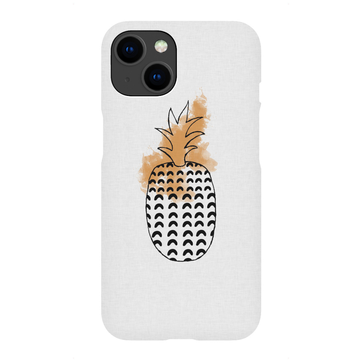 "Pineapple & Pattern"für iPhone - Premium-Case Handyhülle artboxONE