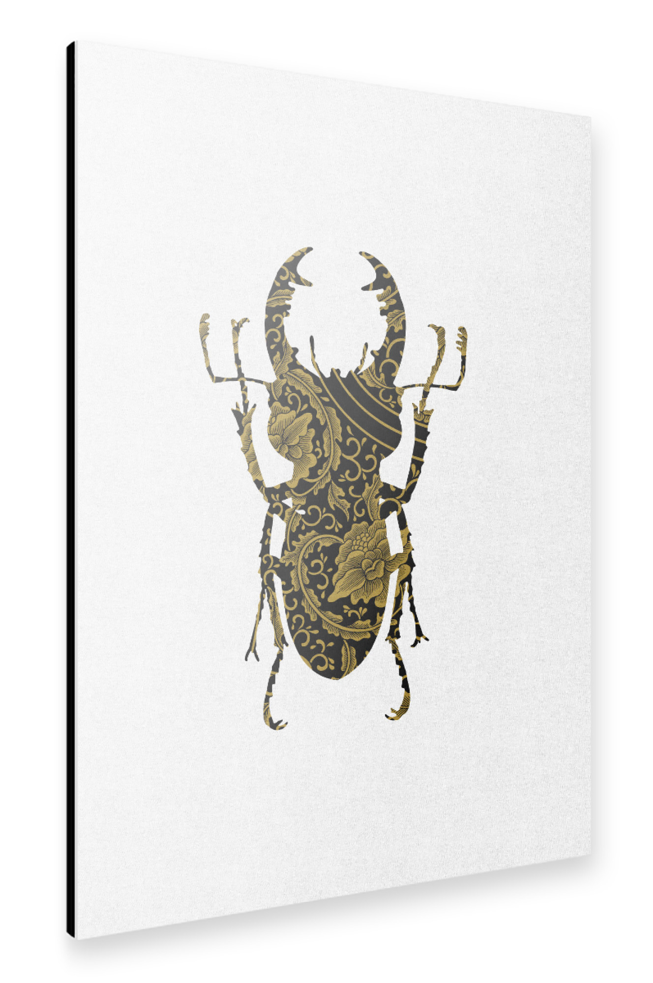 Alu-Dibond "Gold Beetle III" 30x20 cm artboxONE
