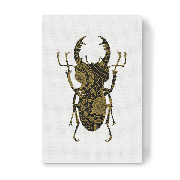 Leinwandbild "Gold Beetle III" artboxONE - Natur,Floral,Tiere,Abstrakt