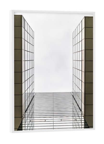 Poster mit weißem Rahmen "Rheinauhafen III" artboxONE - Städte,Schwarzweiß - Architektur,Köln,Cologne,Rheinauhafen