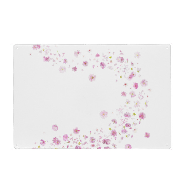 Metall Poster "Sakura Breeze" artboxONE - Natur,Floral