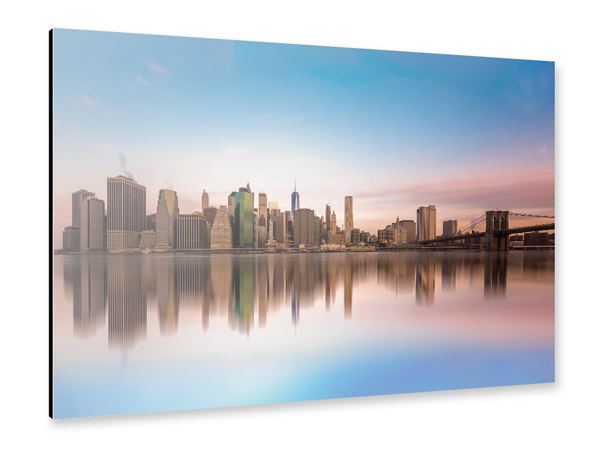 Alu-Dibond "New York Skyline" 75x50 cm artboxONE