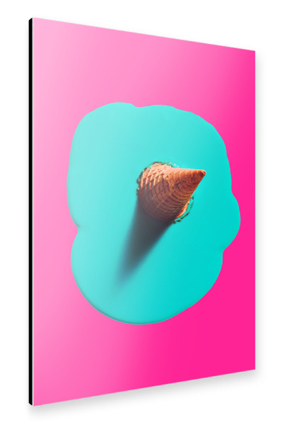 Alu-Dibond "Ice Cream Pinocchio" 30x20 cm artboxONE