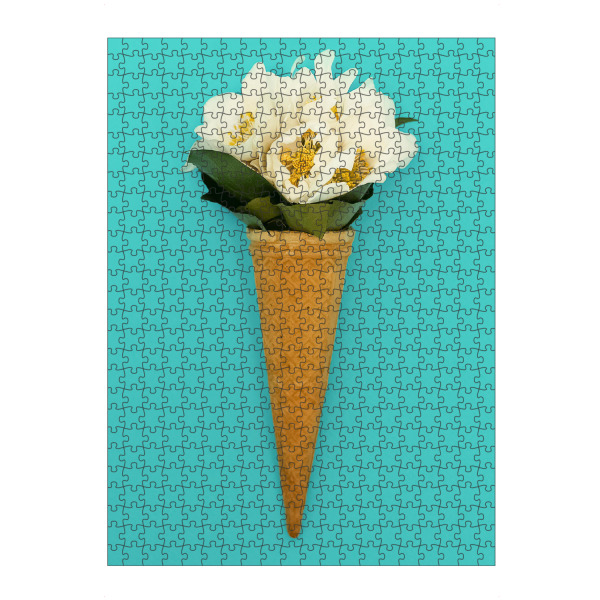 artboxONE Puzzle "Ice Cream Bouquet" artboxONE - Floral,Essen & Trinken - Blumen,Eiscreme,Sommer,Urlaub,Blüte - Bild Blumen