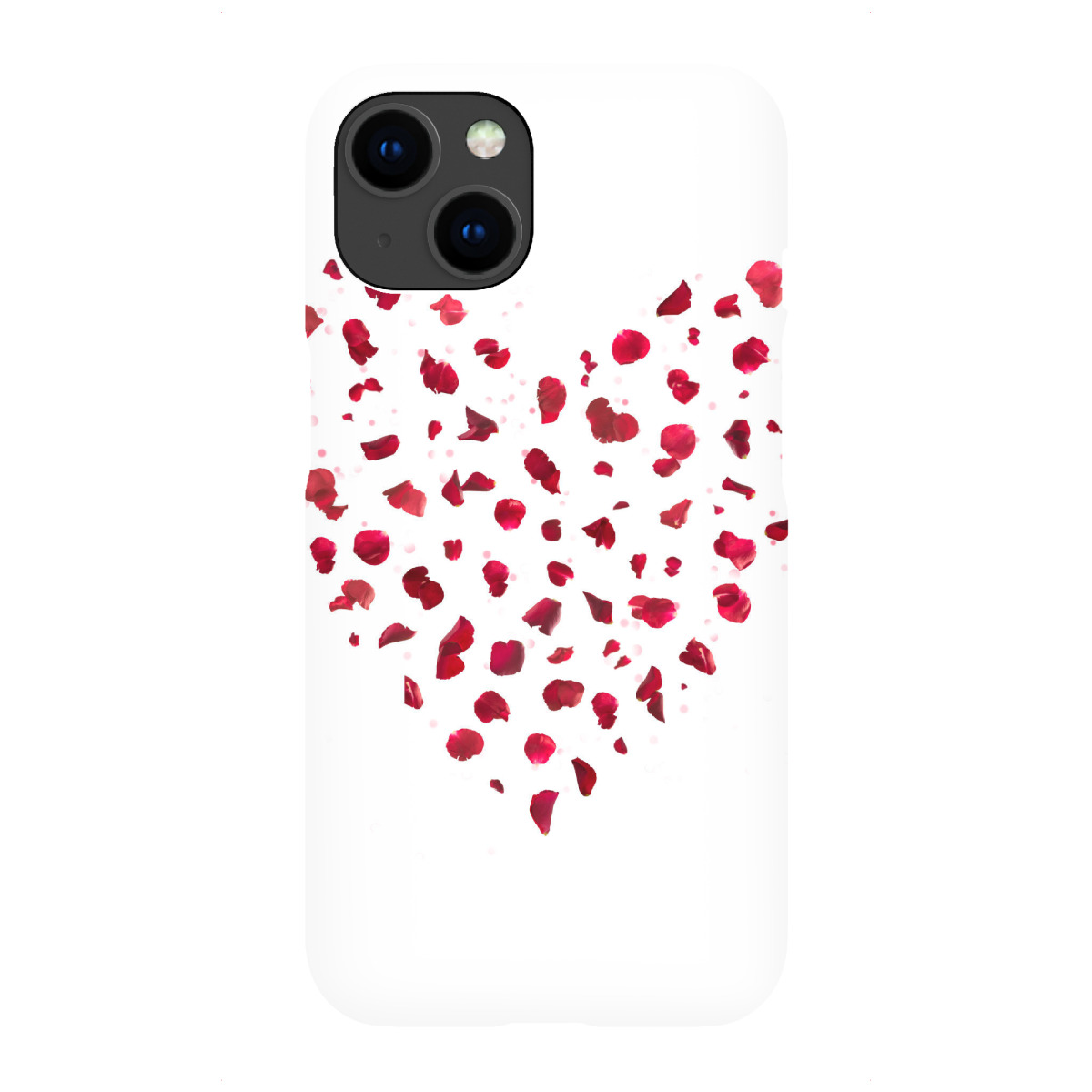 "Rose Petals Heart Shape"für iPhone - Premium-Case Handyhülle artboxONE