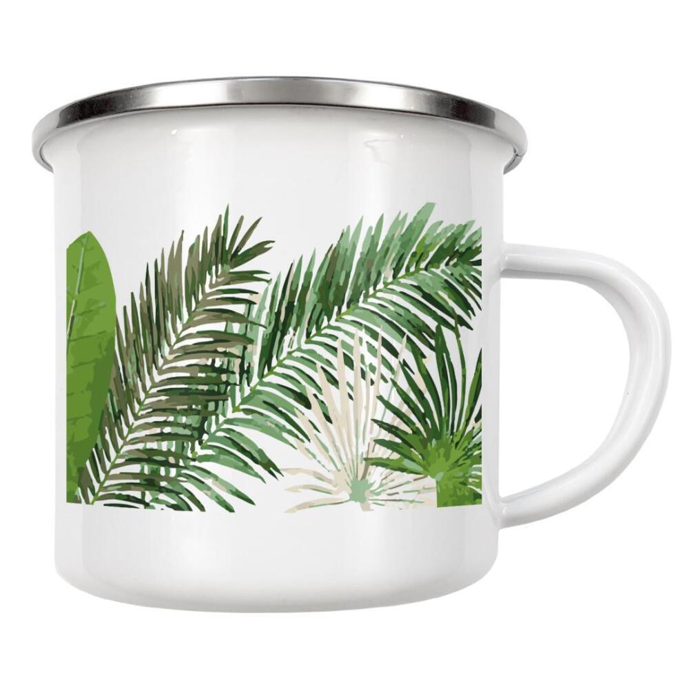 Emaille Tasse "TROPICAL FEELINGS" artboxONE - Floral