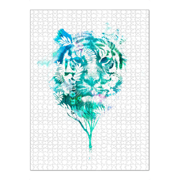 Puzzle Ravensburger "Tiger tree" artboxONE - Natur,Tiere - Tiger,Tree,Wild,Baum - Bild Tiger
