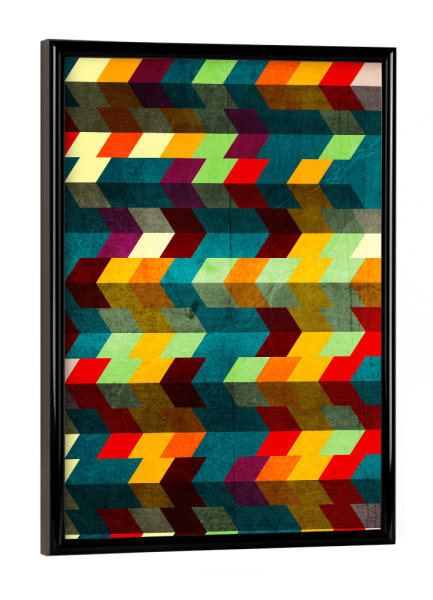 Poster mit schwarzem Rahmen "Bauhaus No. 15" artboxONE - Geometrie - Bauhaus,Muster,Geometrie