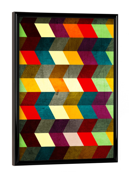 Poster mit schwarzem Rahmen "Bauhaus No. 4" artboxONE - Geometrie - Bauhaus,Muster,Geometrie