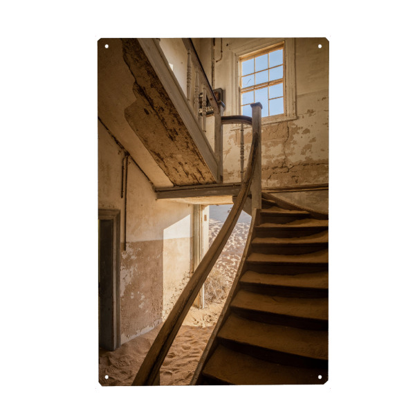 Holzbild "Stairway" artboxONE - Städte,Natur,Reise,Abstrakt,Architektur,Stillleben,Reise / Länder