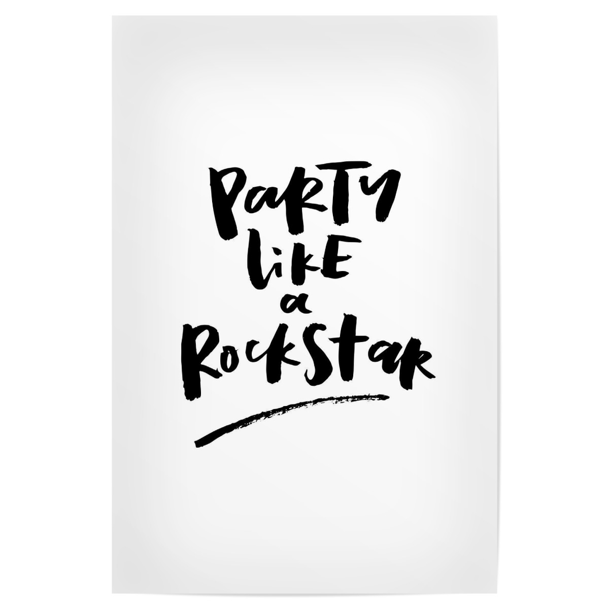 party-like-a-rockstar-als-poster-bei-artboxone-kaufen