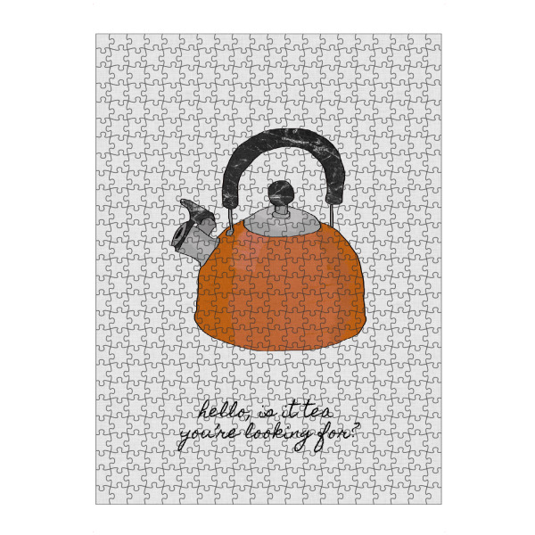 Puzzle Ravensburger "Hello, Is It Tea You're Looking For" artboxONE - Typografie,Essen & Trinken,Musik,Lustig