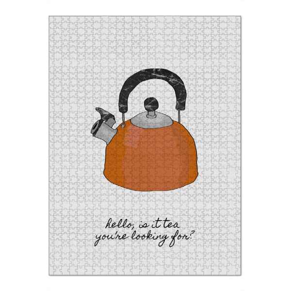 Puzzle Ravensburger "Hello, Is It Tea You're Looking For" artboxONE - Typografie,Essen & Trinken,Musik,Lustig